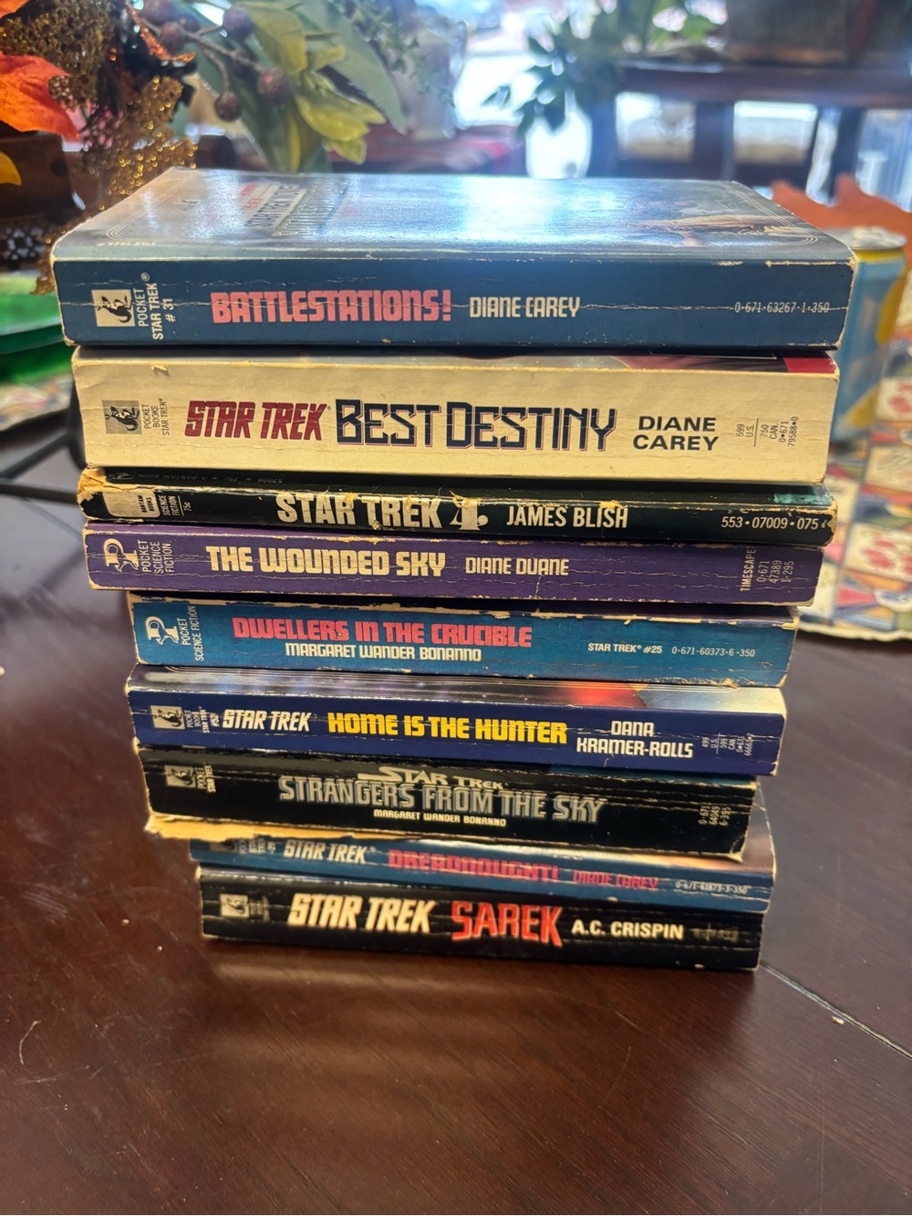 Vintage Star Trek Paperback Book collection